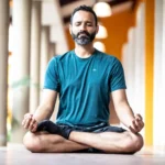 Lotus pose or Padmasana speaks to relaxign the hips and strengthening the upper body ideal for meditating with eyes close and spine up